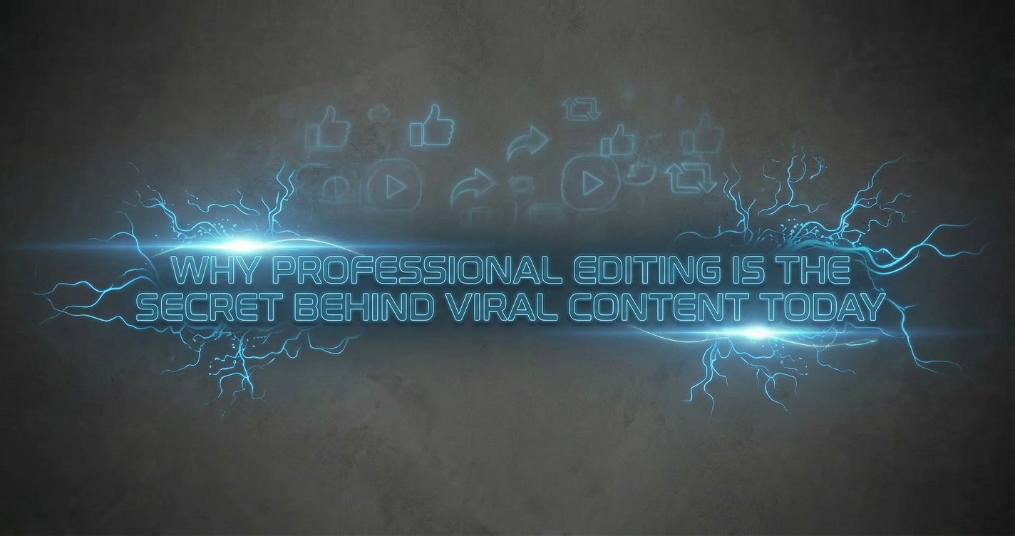 Why Professional Editing is the Secret Behind Viral Content Today