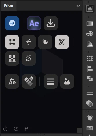 The Prism panel inside Illustrator